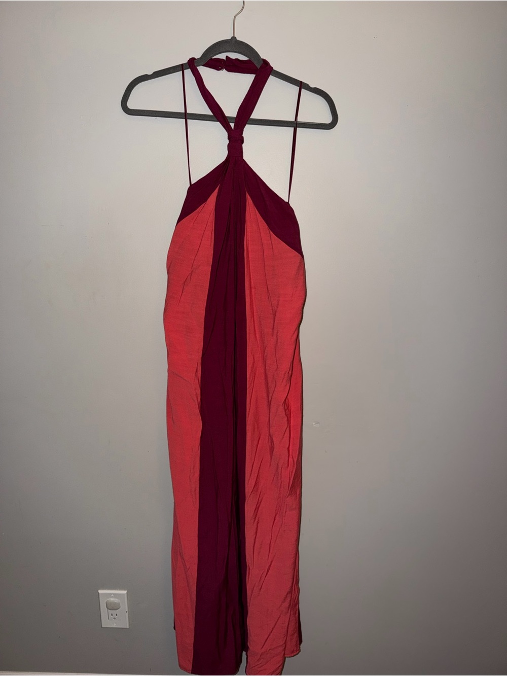 Nine West Magenta Halter Dress